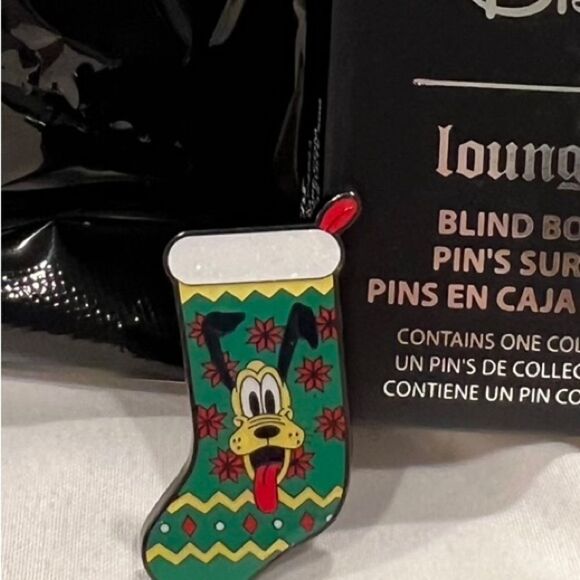 Loungefly X Disney Sensational Six Pluto Stocking Collectible Trading Pin NEW - Picture 1 of 6